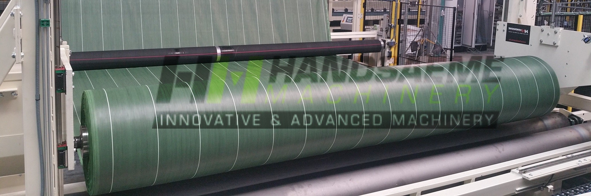 Full automatic handling line for agro textile