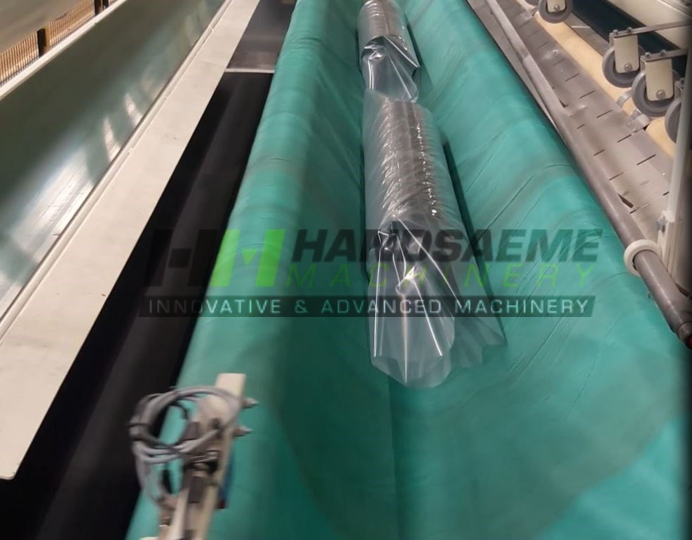 roll in packaging machine textile