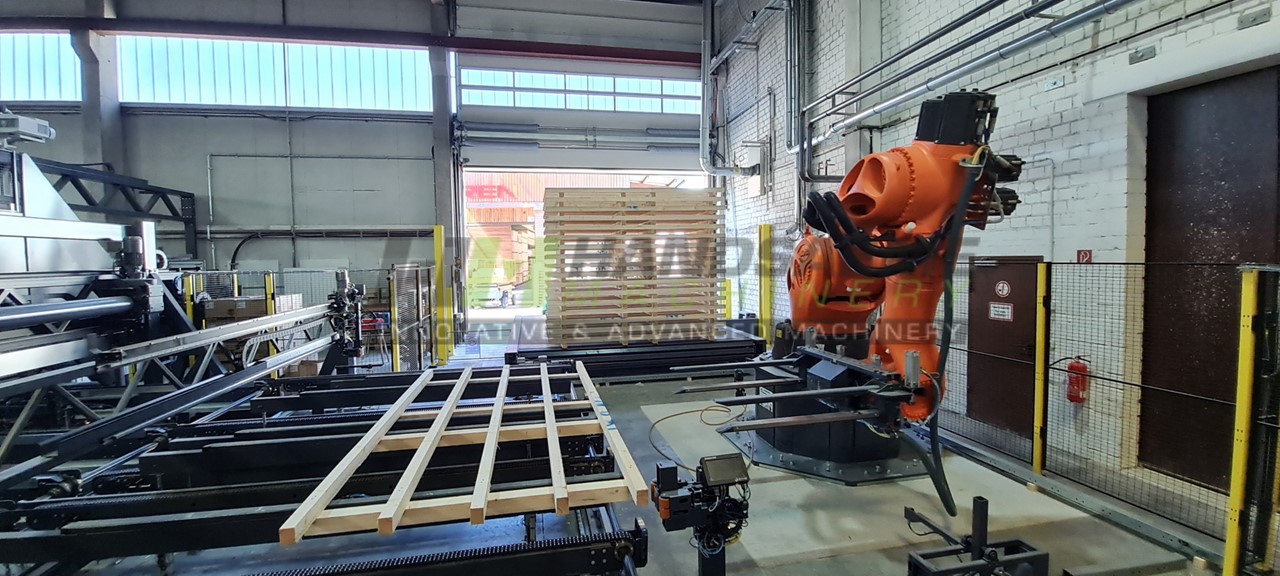 BOS ROB G2: Pallet production without operators and without jigs
