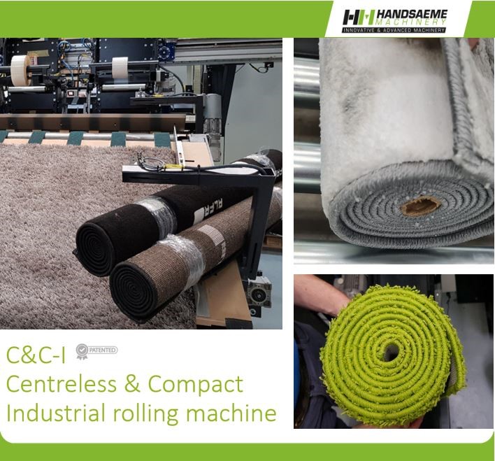 New full automatic and unique carpet roll system (patented)