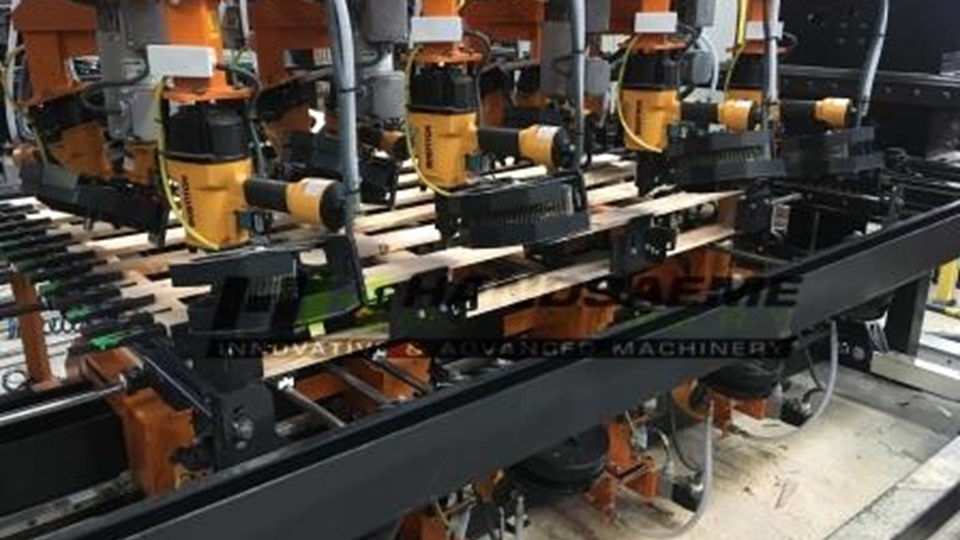 Machine in de kijker: Pallet productie machine met uitzonderlijk hoge capaciteit